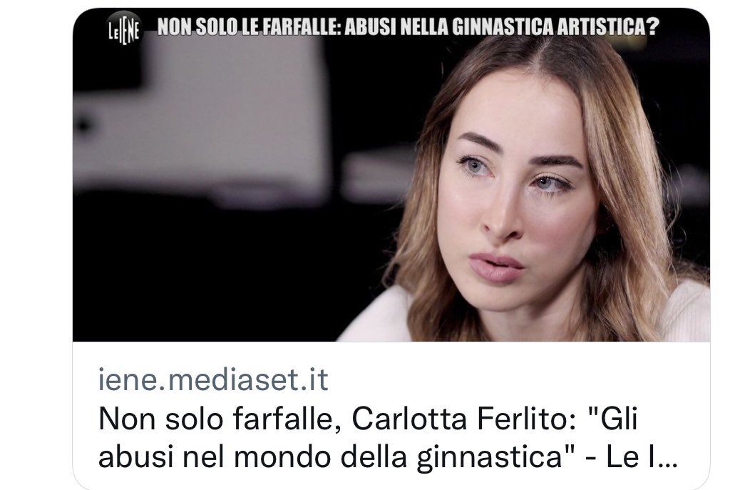 Hai dato tantissimo a questo sport e venire a conoscenza che la tua carriera sia terminata così, per volontà di terzi, è una cosa orribile. Dare voce a questi abusi è un gesto di grande coraggio!! @CarlottaFerlito