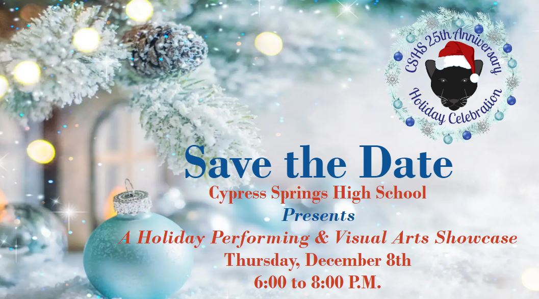 CSHS_Classof22's tweet image. Class of 2022 join us in celebration of @CySpringsHS 25th Anniversary Celebration. #BringingOutTheBest