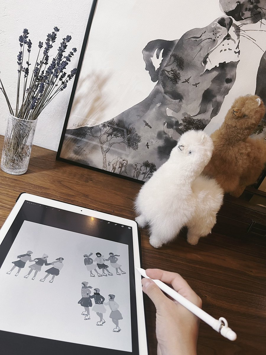 毎月、月刊「現代数学」内のコラムの挿絵を担当させていただいて1年以上経ちました

360度の何等分→累乗根→ウィール(シンクロ)
となかなかコアな挿絵になってきています⛸