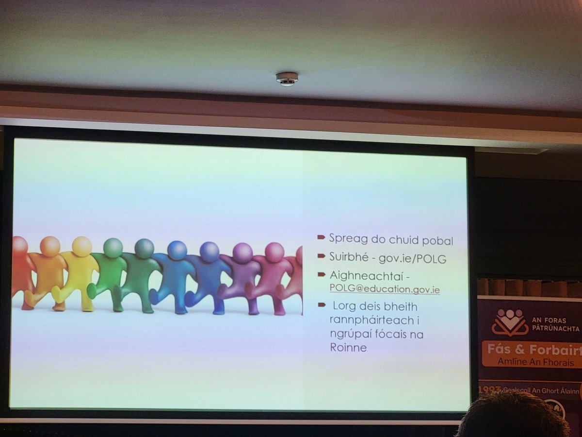 Thar a bheith tábhachtach go nglacann chuile dhuine a bhfuil suim acu san oideachas lán-Ghaeilge, a bhfuil páistí acu sa gcóras, atá ag múineadh sna naíonraí is scoileanna páirt sa gcomhairliúchán #POLG seo. Déan cinnte go bhfuil do ghuth le cloisteáil, líon an suirbhé.