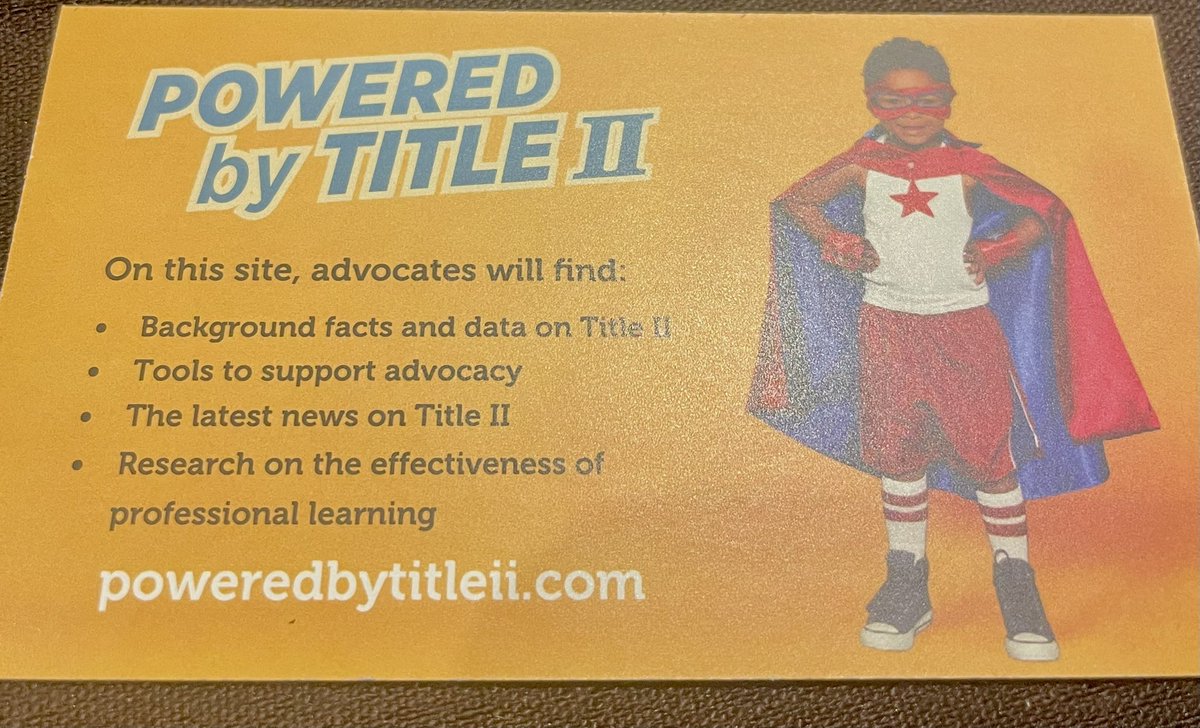#learnFwd22 poweredbytitleii.com Your story matters.  Your advocacy matters.  Together they can make a real impact on education policy and funding AND students! Need help?  Lots of tools here.  <a href="/MelindaGeorge2/">Melinda George</a>