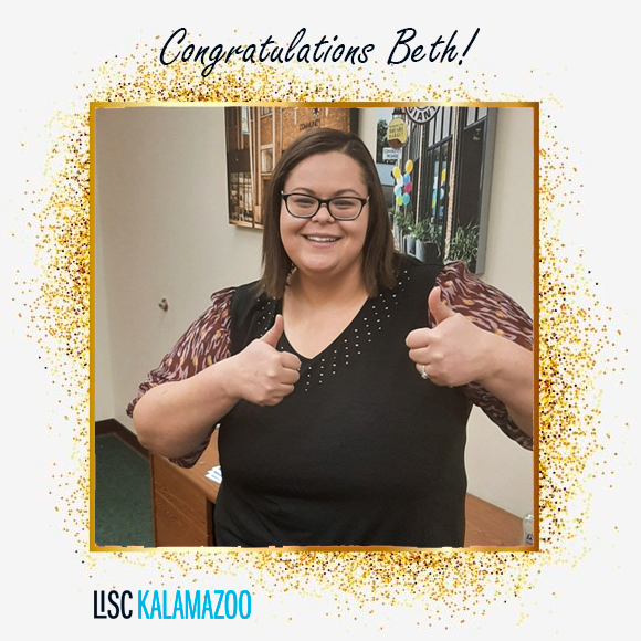 KzooLISC's tweet photo. Wishing our very own Beth Romeo a happy work-aversary! Beth re-joined the #KzooLISC team 1 year ago today. "It has been a great year," says Beth. "I have enjoyed getting reacquainted with partners and look forward to developing new ways to tell the LISC story in 2023." https://t.co/H7fMb3zwhO
