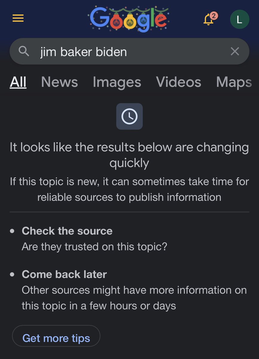 Well @ElonMusk would you look at what Google is doing? Suppressing info on Jim Baker after your tweet.