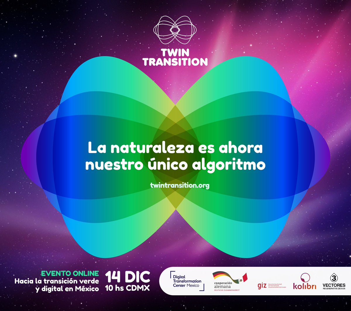 3vectores's tweet photo. “Hacia la transición verde y digital en México”

¿Como sería el mundo si aplicáramos las nuevas tecnologías para regenerar nuestro planeta?

Te invitamos a co-diseñar la visión de México para acelerar la doble transición.

📆 14/12 - 10 a 13 hs (CDMX)

👉 https://t.co/bSic03j7Ty https://t.co/5qoJvd4R4m