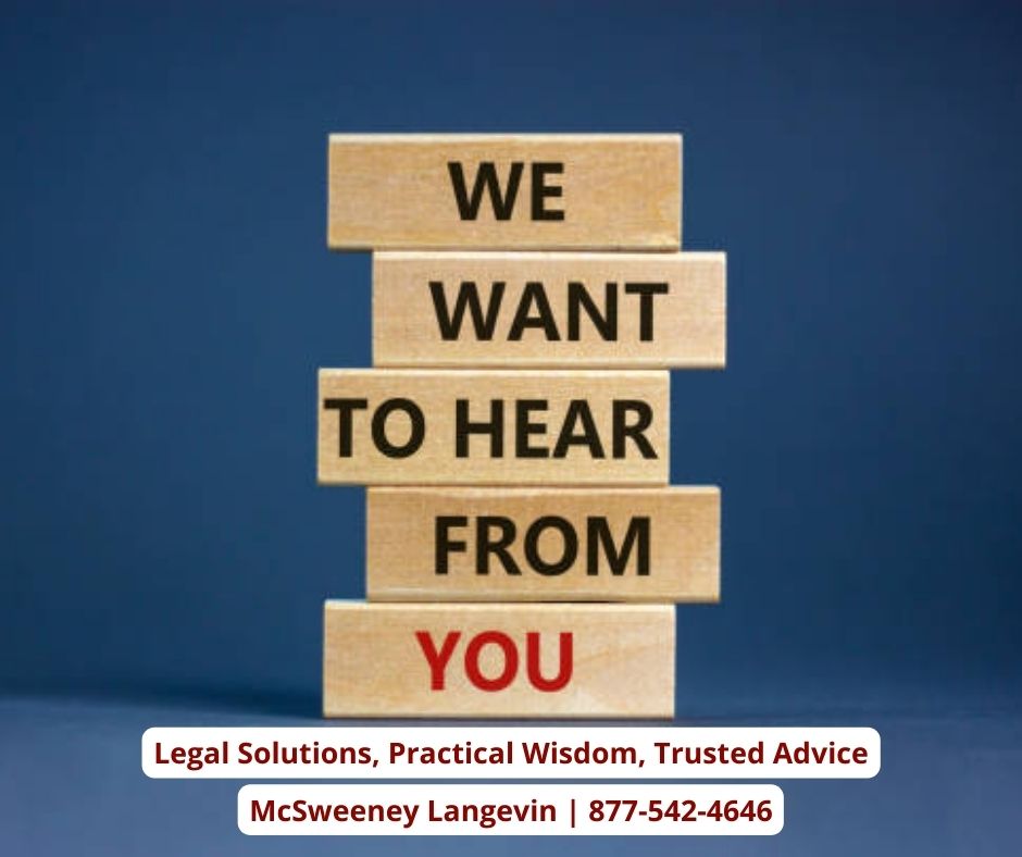 If you are currently entering litigation and are looking for a consultation, have questions, or need help in any way, please call us at 877-542-4646 and we will get back to you ASAP. #WeStrikeBack #McSweeneyLangevin #NationalLawyers