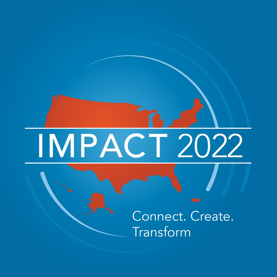 It's that time of the year again! Impact 2022 is here! Join the conversation at #StateImpact22 You can get it started now by sharing something you are excited about!