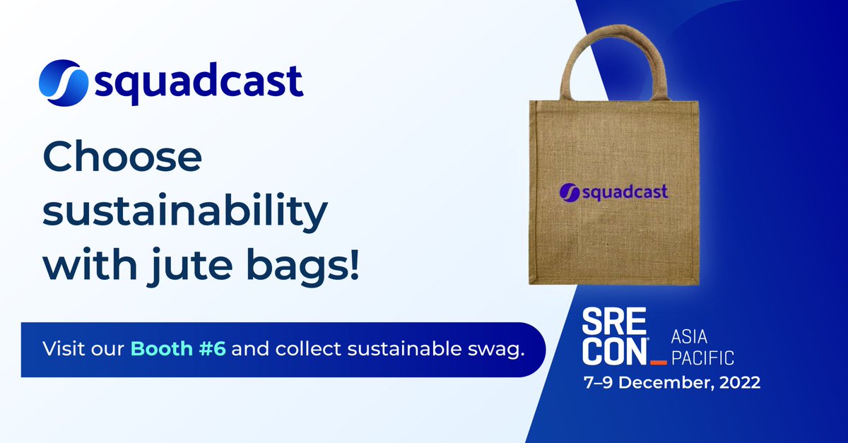 We all love things that are sustainable &amp; friendly to planet earth. And boy did we nail it! We have the Best Sustainable Swag for Green Giveaways.♻️
Drop by our booth at the <a href="/SREcon/">SREcon</a> 2022 APAC event at Sheraton Grand Sydney Hyde Park.

#sustainableswag #promotegreenearth