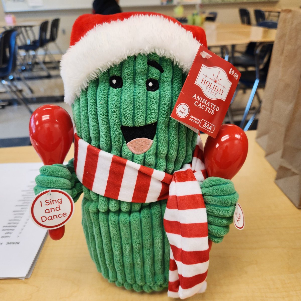 KinneerSra's tweet photo. Loads of holiday magic happening in the Spanish classroom and with our Future Educators Club secret shopper volunteers at SGE! #rocketpride #spanishwithsrak #learningwithoutlimits. https://t.co/1kmQwV9lw9