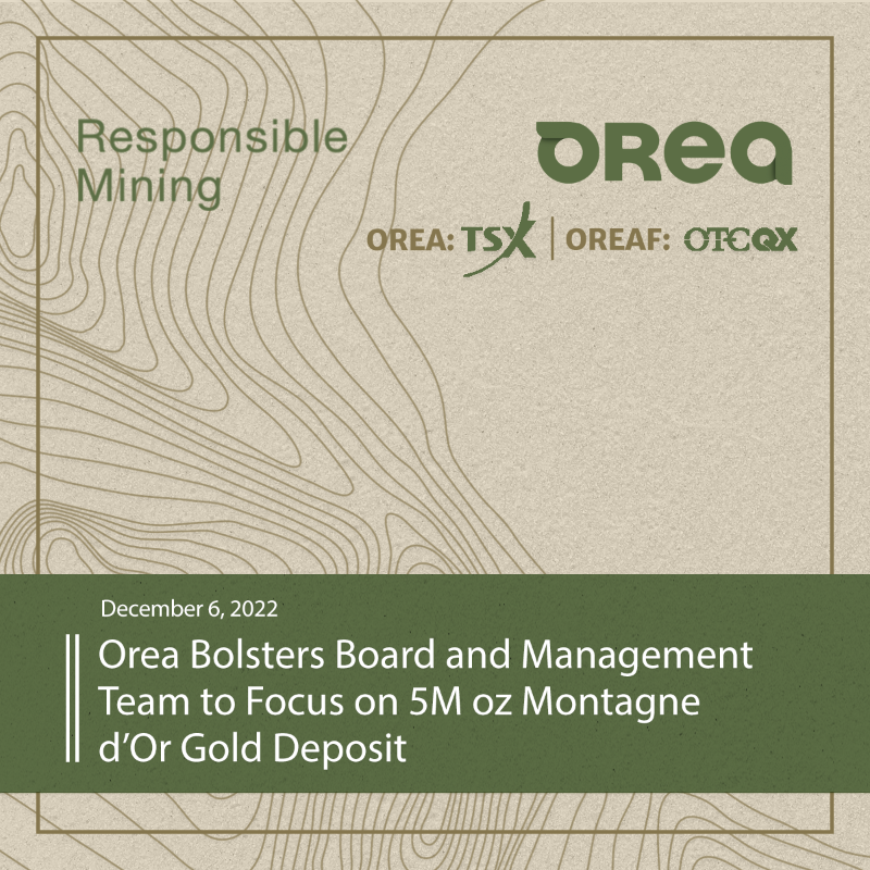 OreaMining's tweet photo. $OREA has appointed Mr. Michel Jébrak to the board of directors and Mr. Robert Giustra as Interim CEO. 

These appointments bode very well for the future of Orea and its shareholders.

Learn more: