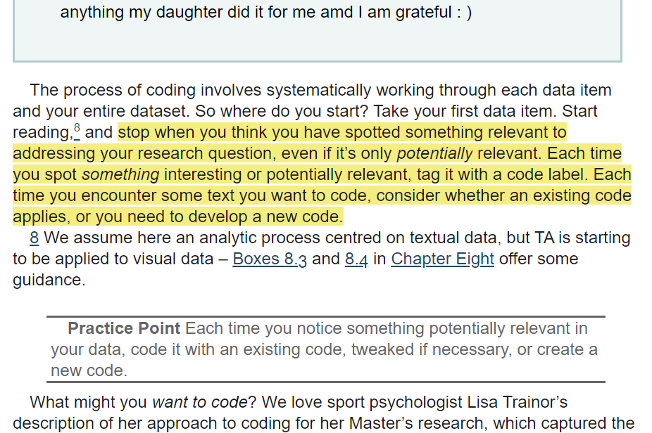 The Coding phase of Thematic Analysis – Dr Andrew Huang's Blog