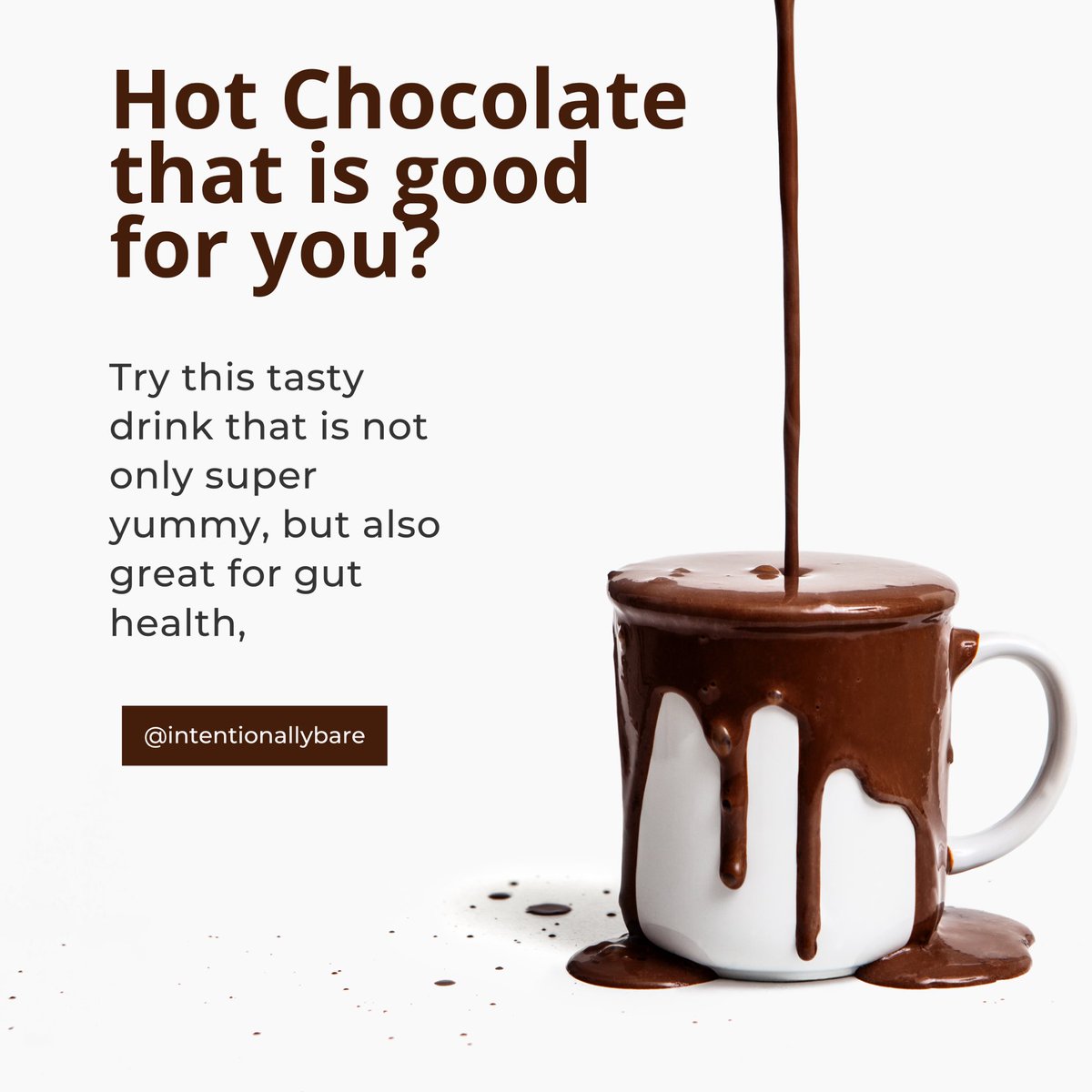 The Holiday Season is Hot Chocolate season! 

Don't settle for just any old hot chocolate.  Make my recipe.  It is keto friendly PLUS great for gut health.

intentionallybare.com/blogs/news/bon…