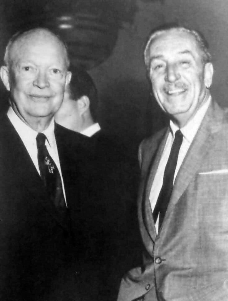 Ike and Walt Disney