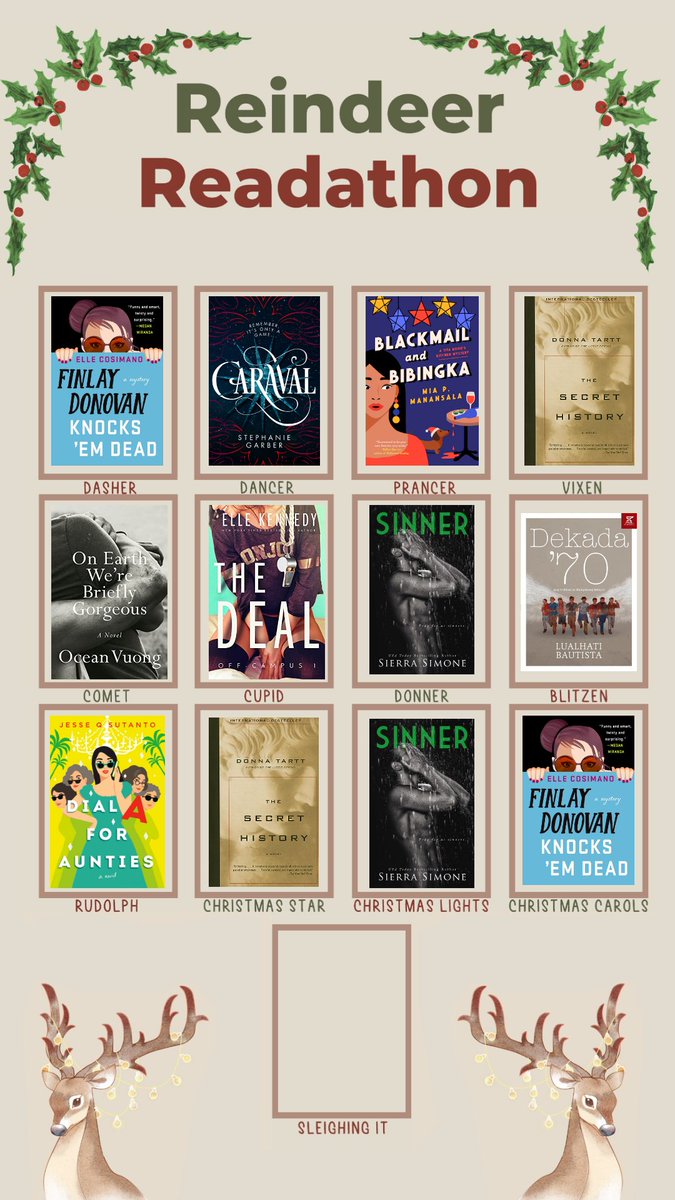 belongstopam's tweet photo. starting a thread for @ReindeerReadat1 updates! 🦌 i'm on team snowflake ❄️ here's my tbr: https://t.co/MhQdOm9l0U