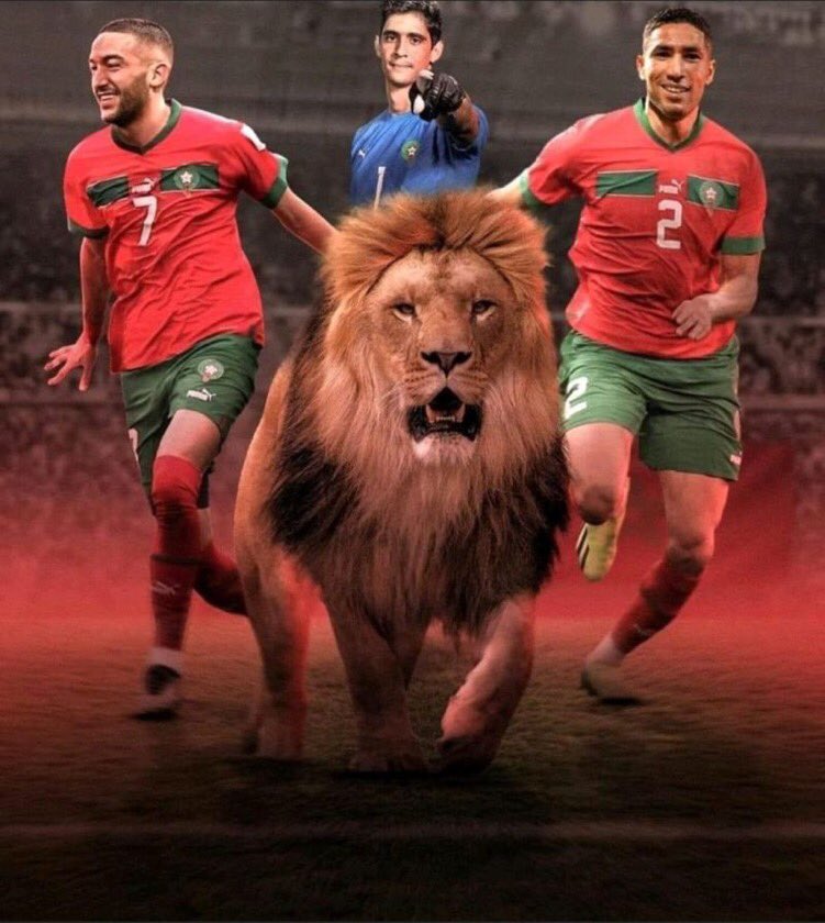 شرفتونا 🇲🇦🦁#maroc #FIFAWorldCup #FIFAWorldCupQatar2022 #Qatar #Morocco