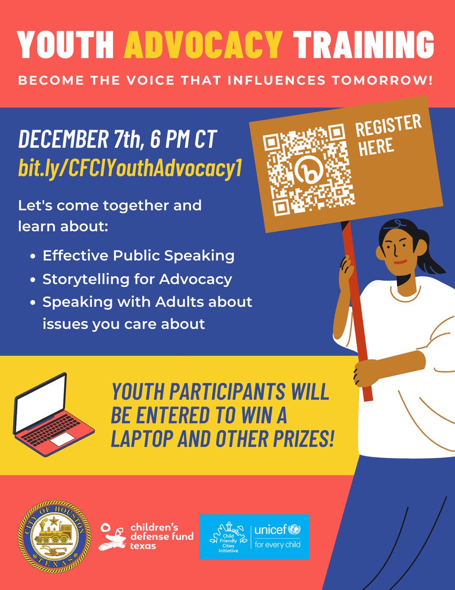 Register at bit.ly/CFCIYouthAdvoc… #HoustonYouthLead