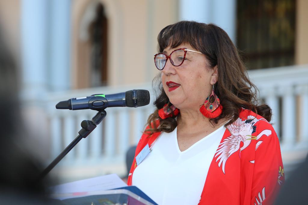Core_Valparaiso's tweet photo. Presidenta de Comisión de Desarrollo Regional del CORE Valparaíso, María Victoria Rodríguez, se refiere a la elaboración de la nueva Estrategia Regional de Desarrollo de la Región de Valparaíso. Transmisión en vivo en https://t.co/jSAFsIliZr 
@GOREValparaiso https://t.co/9C23vSAO7C