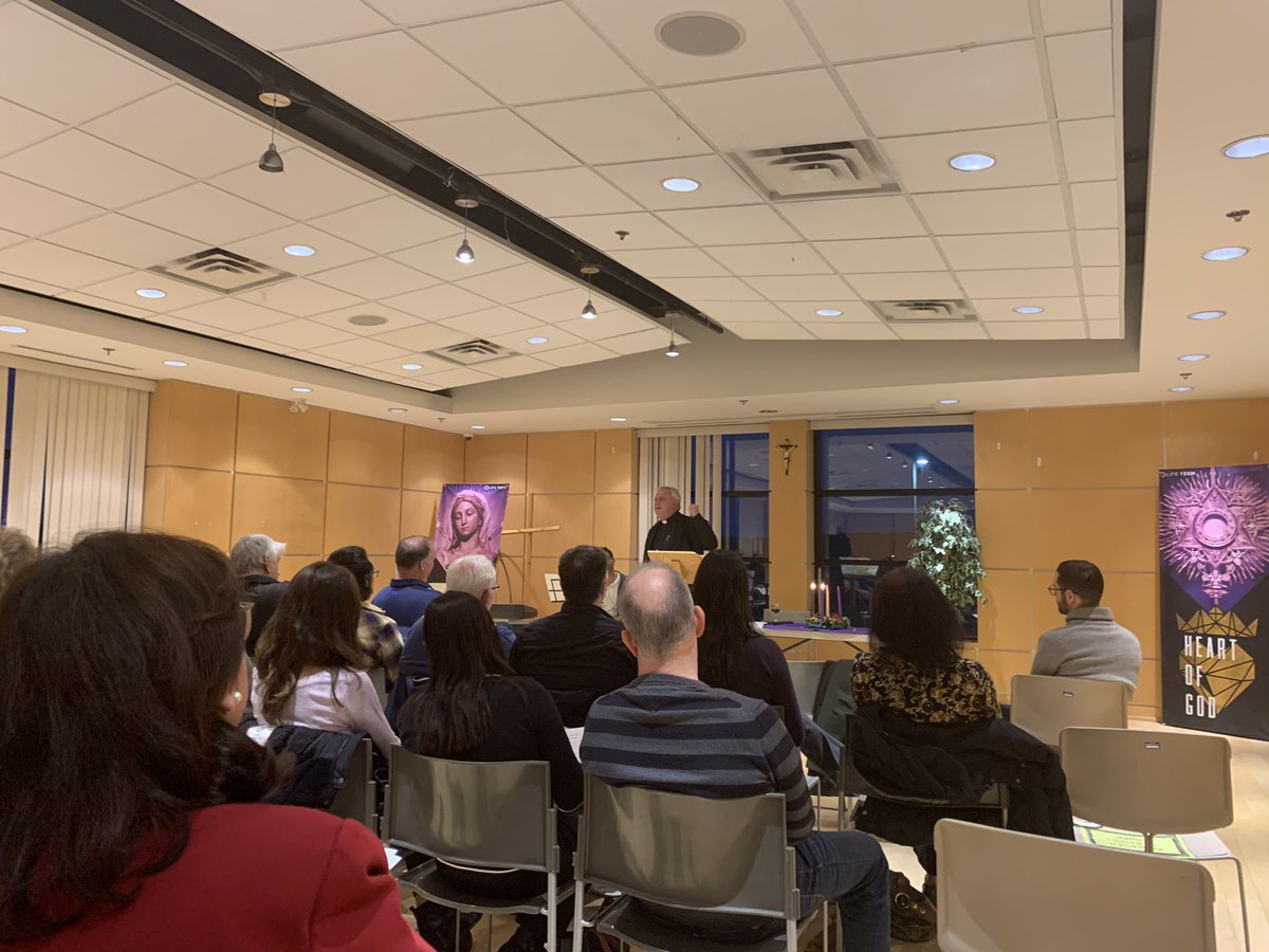 GuildPeel's tweet photo. The Guild's Marian Retreat facilitated by Deacon George Juernas is happening now in the St. Francis Xavier Parish Upper Hall. #Advent2022 #wineandcheese #Marianretreat https://t.co/9eNAJRDiHL