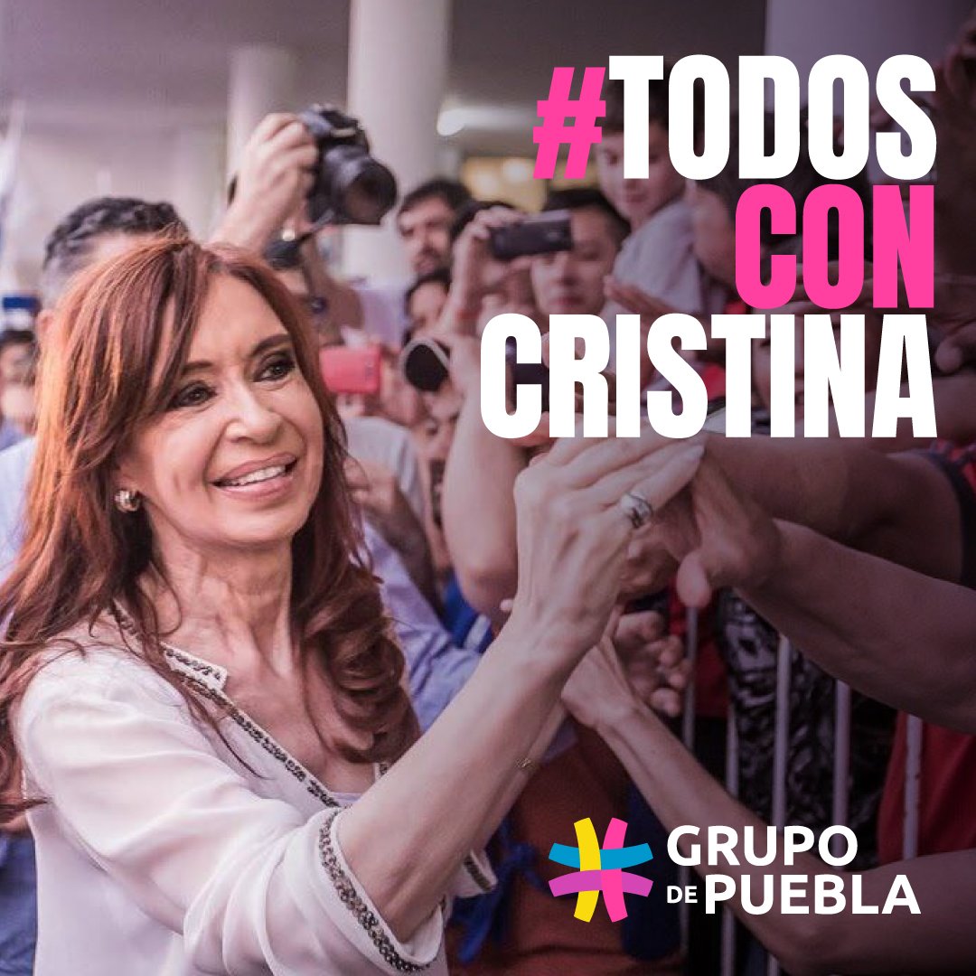ProgresaLatam's tweet photo. Cuando se meten las manos en la justicia se destruye la democracia. Lo que está pasando con Cristina Fernández de Kirchner es un juicio político orquestado por la derecha con operadores de la justicia y medios de comunicación para sacarla del debate democrático. #TodosConCristina https://t.co/yUChgUfrxX