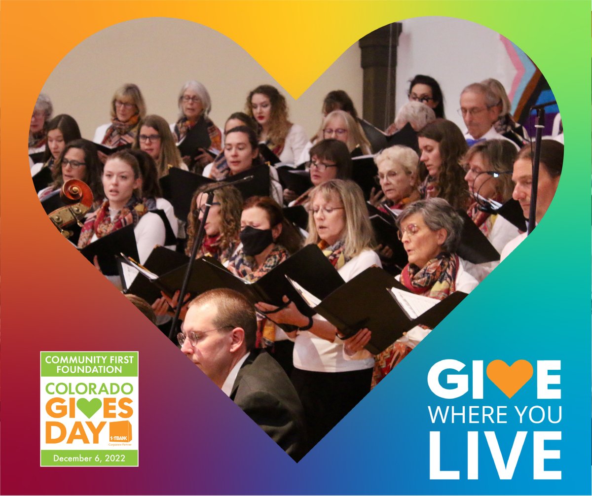 It's not too late to donate for Colorado Gives Day!  We're getting closer to our goal and could use a few more donations to push us over the top!  bit.ly/BC_COGives2022
#givewhereyoulive #boulderchoralesings #community #communitymusic #COGives2022