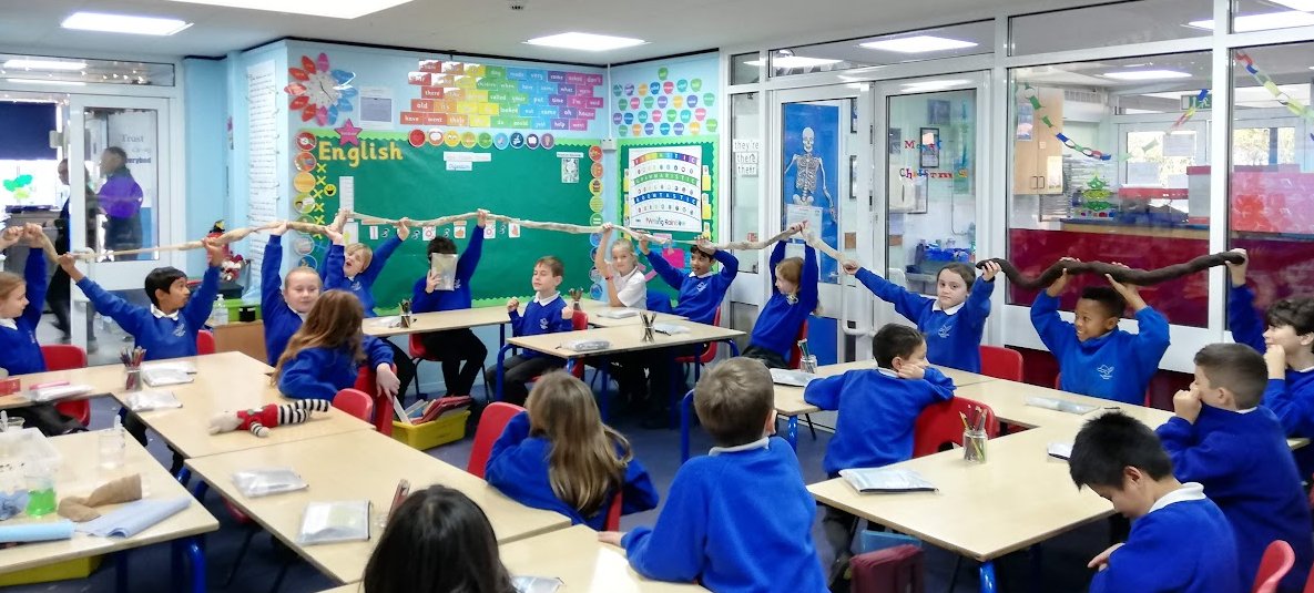 Today year 4 found out how long our intestines are and it blew our minds!
#WroxhamScience
<a href="/WroxhamSchool/">The Wroxham School</a> <a href="/MrsLucyWilliams/">Lucy Williams</a>