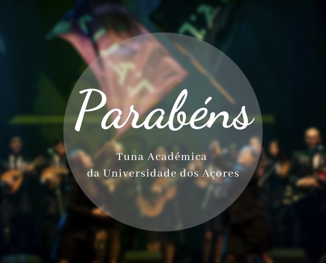 Hoje desejamos os parabéns à nossa querida e ilustre tuna madrinha, a Tuna Académica da Universidade dos Açores. 

💙💛

Today we wish our dear and illustrious godparent tuna, the Tuna Académica da Universidade dos Açores, a very happy anniversary. 

💙💛

#tuna #açores #music