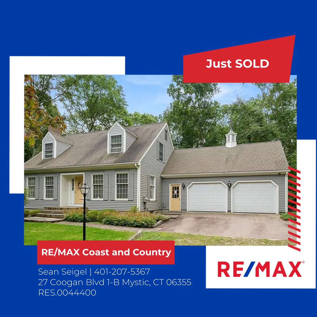 SeanSeigel's tweet image. Just sold in North Stonington!

#remax #northstoningtonrealestate
#ctrealestate #remaxcoastandcountry
#remaxhustle