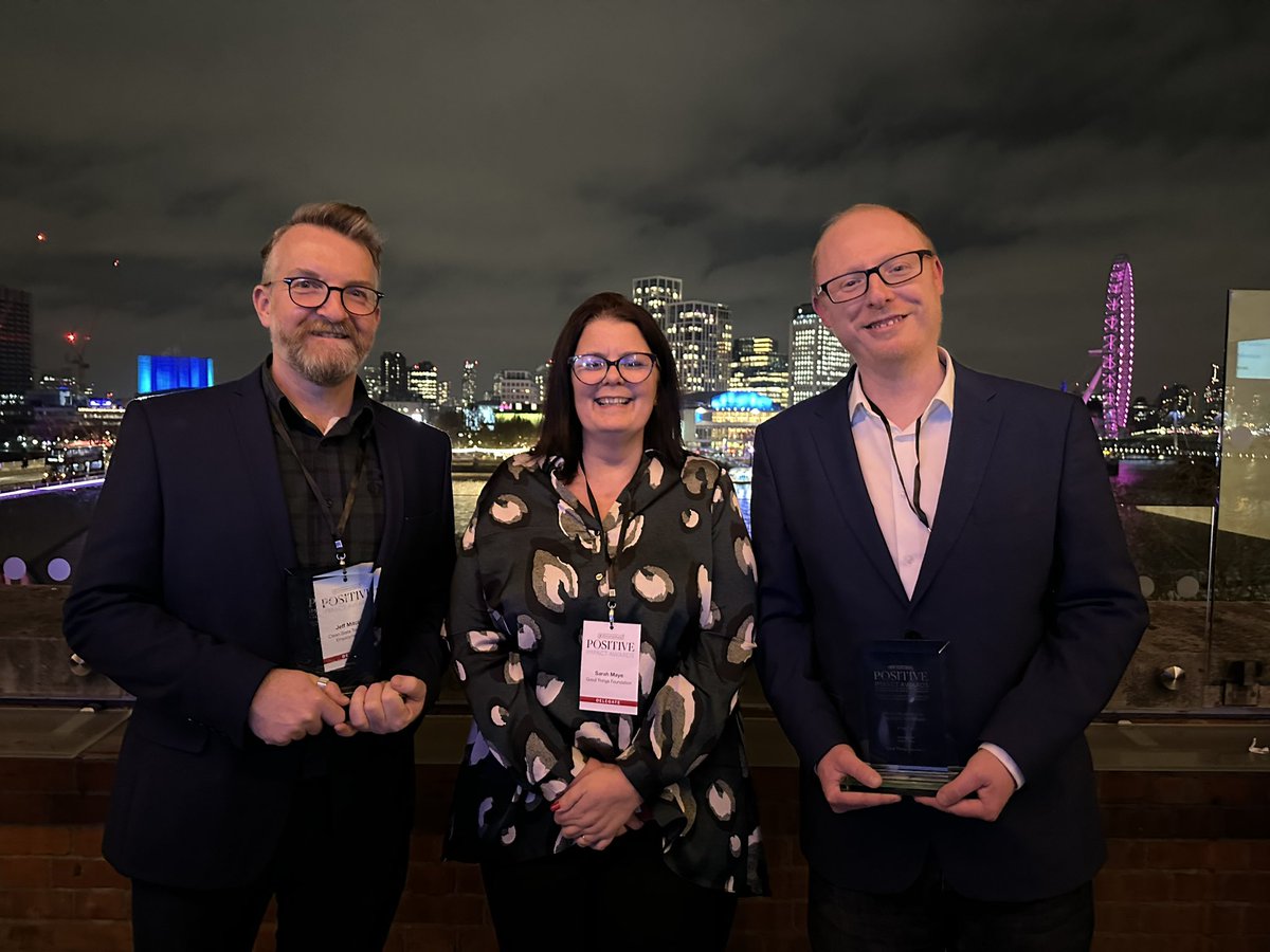 GoodThingsFdn's tweet photo. We won! 🌟

We’re delighted to have won the New Statesman’s Positive Impact Award for Technology for our National Databank, together with @VMO2News.

And thank you to all @Online_Centres members who work so hard to #FixTheDigitalDivide - for Good! https://t.co/XAwyNCAfTK