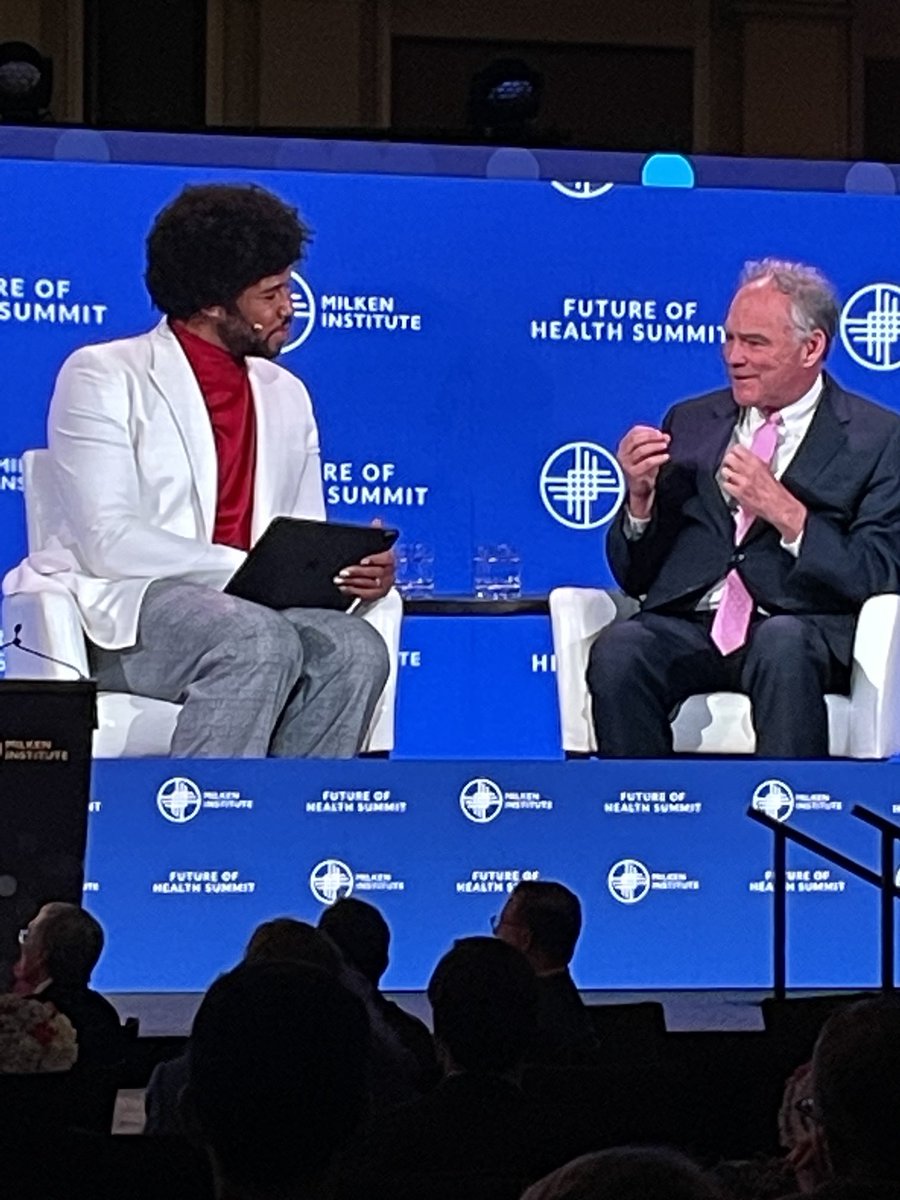 lesamitchell's tweet photo. Interesting long Covid conversation with senator Caine. #MISummit https://t.co/maFpd8rhLM