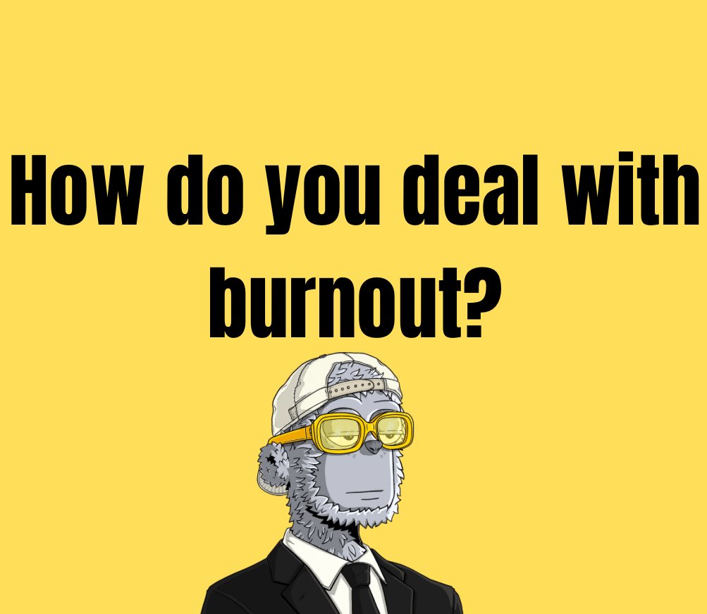 abe_dukuly's tweet photo. What are some tips you’d give to someone experiencing burnout? What are some techniques you use to stay motivated? https://t.co/M3Rk6t0lsj