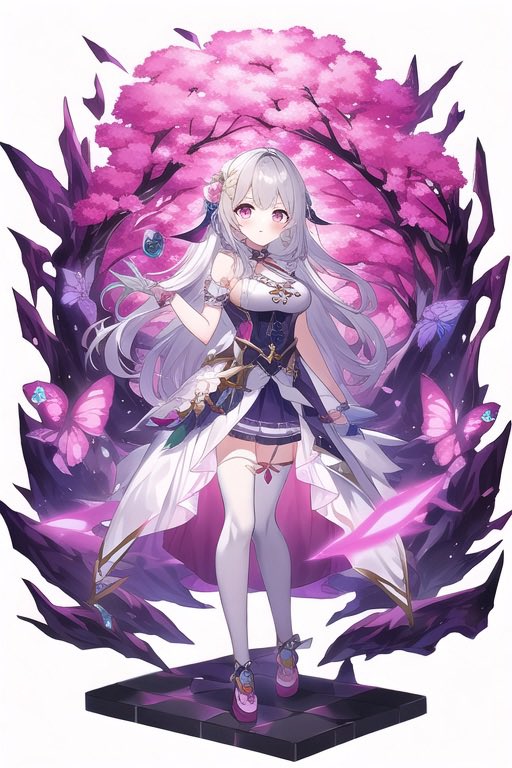 AIgacha SSR 魔女シリーズちちぷいさんで更新しましたー
#NovelAI 
#AIイラスト 
花の魔女 