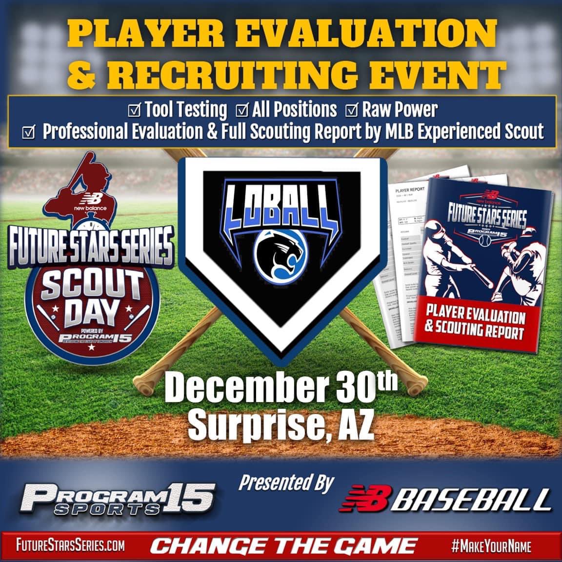 Lofton Baseball Academy will be sponsoring and hosting the New Balance Future Star Series Scout Day on Friday December 30, 2022 at Paradise Honors High School in Surprise. program15.leagueapps.com/events/3595542… <a href="/ftrstarsseries/">New Balance 𝗙𝘂𝘁𝘂𝗿𝗲 𝗦𝘁𝗮𝗿𝘀 𝗦𝗲𝗿𝗶𝗲𝘀</a>