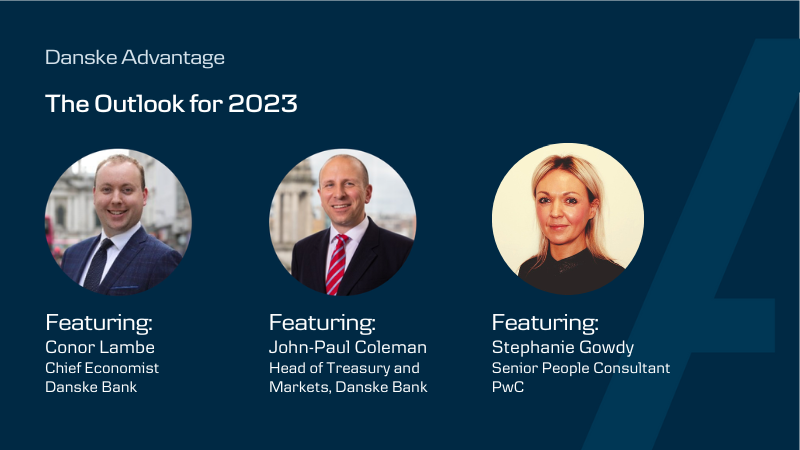 Join us on Thursday 15 December at 8.30am at PWC, Merchant Square, Belfast for our hybrid Danske Advantage event - 'The Outlook for 2023'.

Register here: events.danskebank.com/ereg/newreg.ph…