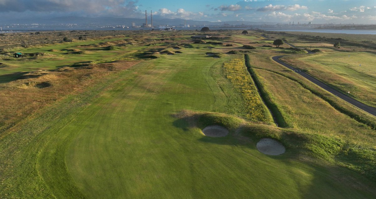 Royaldublin1's tweet photo. Our very own version of the iconic road hole at the Old Course. This par 5 can make or break your round. Don't cross the road!
.
.
.
.
#beautifulgolfcourses #bucketlistgolf #golf #golfcoursephotos #golfcourses #golfheaven #golfstagram #golftravel #golftrip https://t.co/7IogPAqkXq