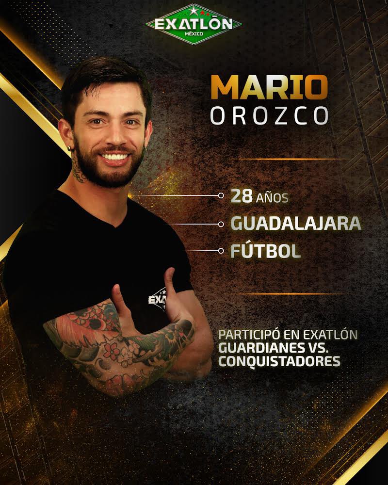 ExatlonMx's tweet photo. 𝗠𝗔𝗥𝗜𝗢 𝗢𝗥𝗢𝗭𝗖𝗢 fue parte de la quinta temporada del Exatlón y es un excelente futbolista. 🫵🏼⚽️ Llega al equipo de 𝙻𝙴𝚈𝙴𝙽𝙳𝙰𝚂 para darlo todo. 🔥 #FutbolEnExatlón https://t.co/rxNF4zq14Y