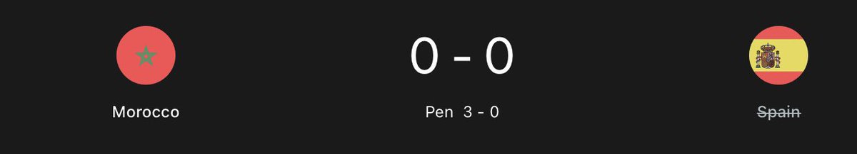 helan_jaff's tweet photo. Yessss!!! Go Morocco and bai bai Spain aka the team with no dignity!! #morocco #byespain https://t.co/uBbhrLRE8c