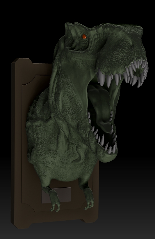 T-rex 🦖✨
#zbrush #sculpture #3dart #madebyhuman