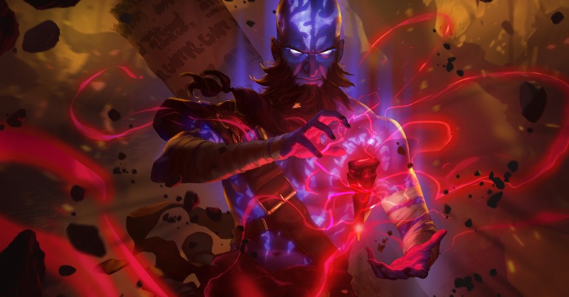 PlayRuneterra's tweet photo. This patch introduces the final chapter of the Darkin invasion, The Darkin Saga: World Ender.

This patch brings:
🪲 Bug Fixes
🛡️ World Ender Expansion
🗓️ Bloodwoven Event
⛓️New Champions