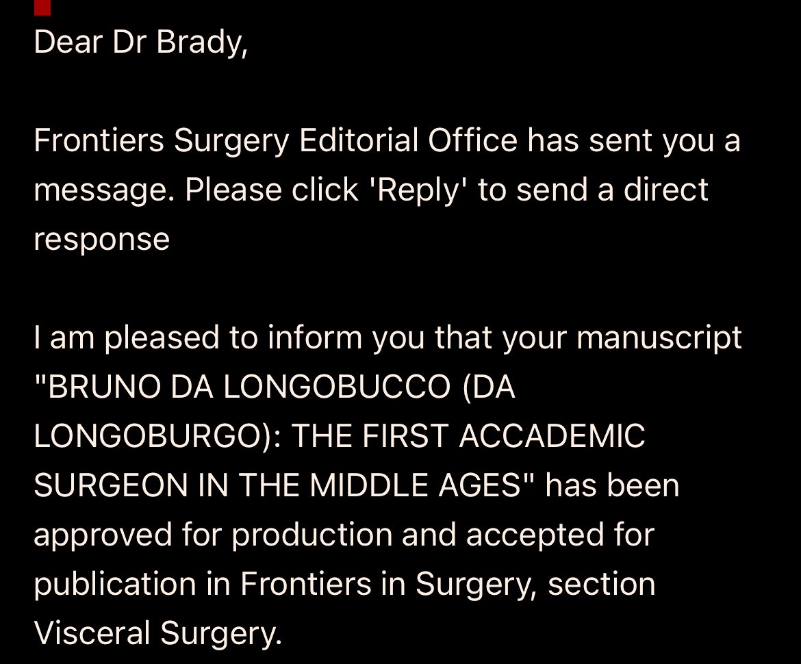 researchactive's tweet photo. This was a really enjoyable project to work on with my friends @GianlucaPellino @drfrancescopata on the life and works of the Ancient 13th century Surgeon Bruno Da Longobucco - incredible history and amazing how little has changed - delighted it is accepted! Well done Francesco! https://t.co/qOxDE3ASDr