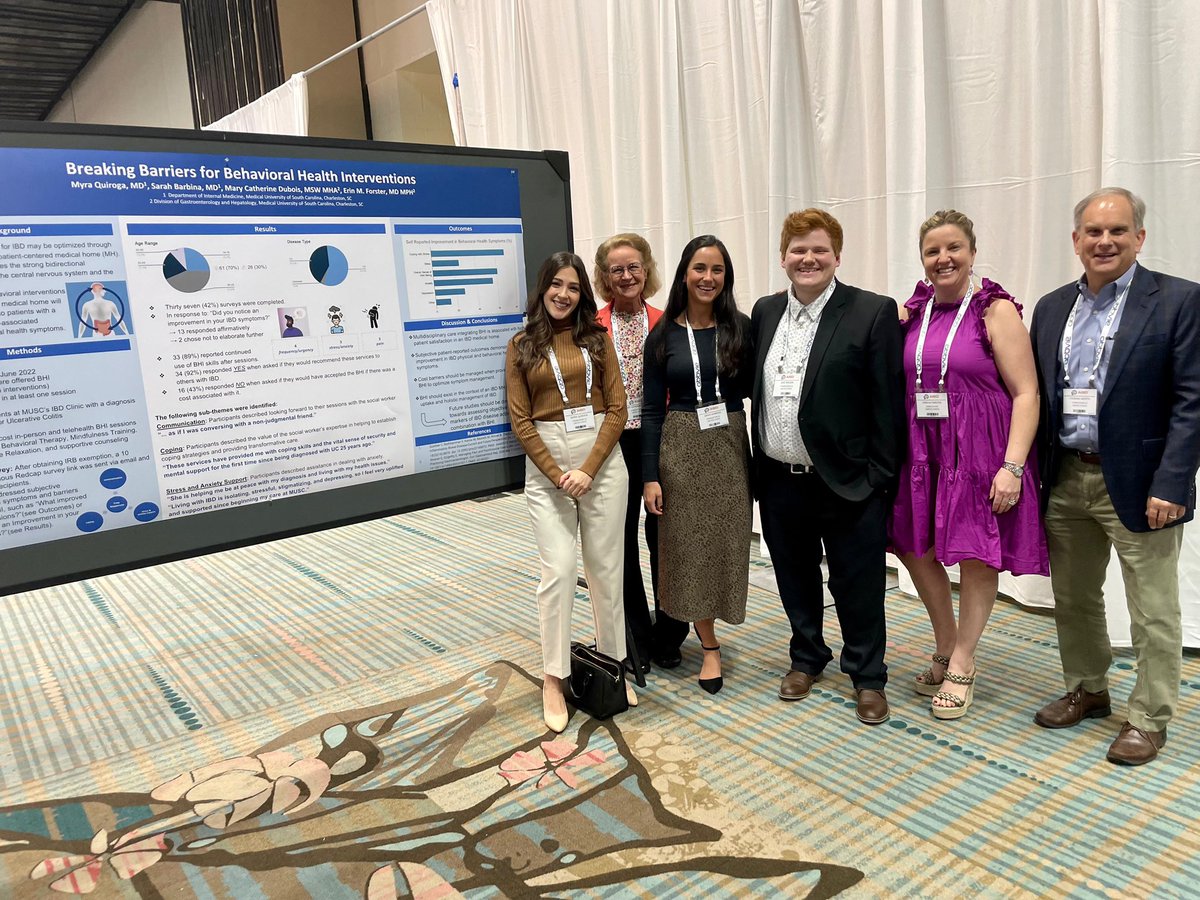 Myra_Quiroga's tweet photo. Thankful for the opportunity to talk about the mind-gut connection and behavioral health interventions for IBD patients while presenting at @IBDConference alongside @MUSChealth’s phenomenal IBD team. Photos attached for proof that we pushed our 🧠 and🏃🏻‍♀️ to the limit for #AIBD2022 https://t.co/JeRVmCv1vA