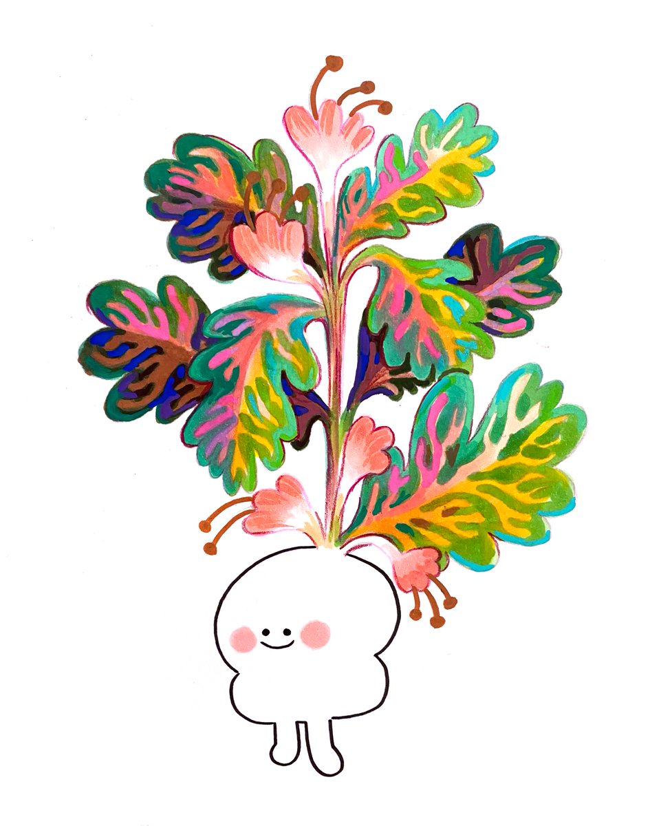 copic and posca markers on paper