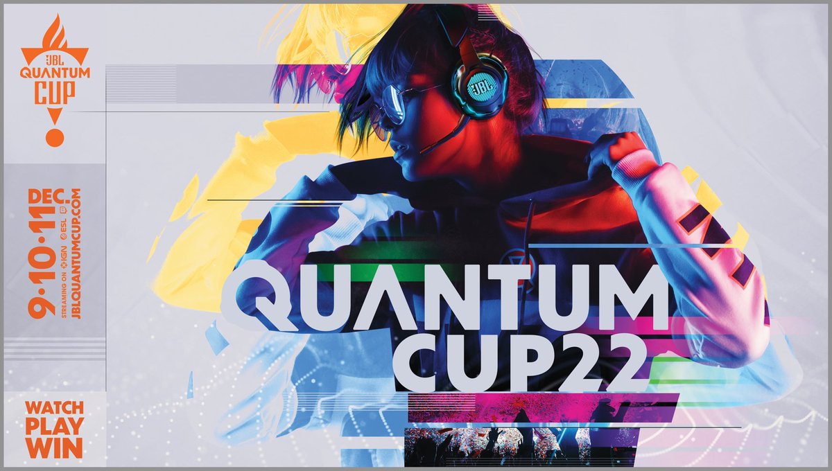 The action at #JBLQuantumCup 2021 was insane and we're only going bigger this year!   Make sure to tune in on Dec. 9th - 11th to WATCH. PLAY. WIN! 🙌   Find out more:  