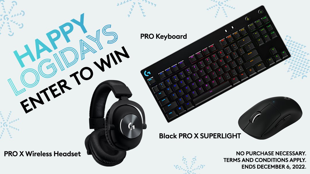 New year, new ranked grind. Set your elo up for success by entering to win this performance bundle 😤

🖱️ PRO X Superlight
⌨️ PRO X Keyboard
🎧 PRO X Wireless Headset

Comment your best ranked play this year and validate your entry here - gleam.io/UHtXu/logitech…