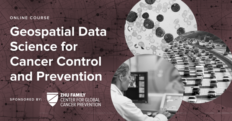 📢Training opportunity: @HarvardZhuCGCP is relaunching our online course on #geospatial #datascience for #cancerprevention researchers. This self-paced course provides guided tutorials in spatial data analysis using R. More details and registration at hsph.me/ZHU-IYER