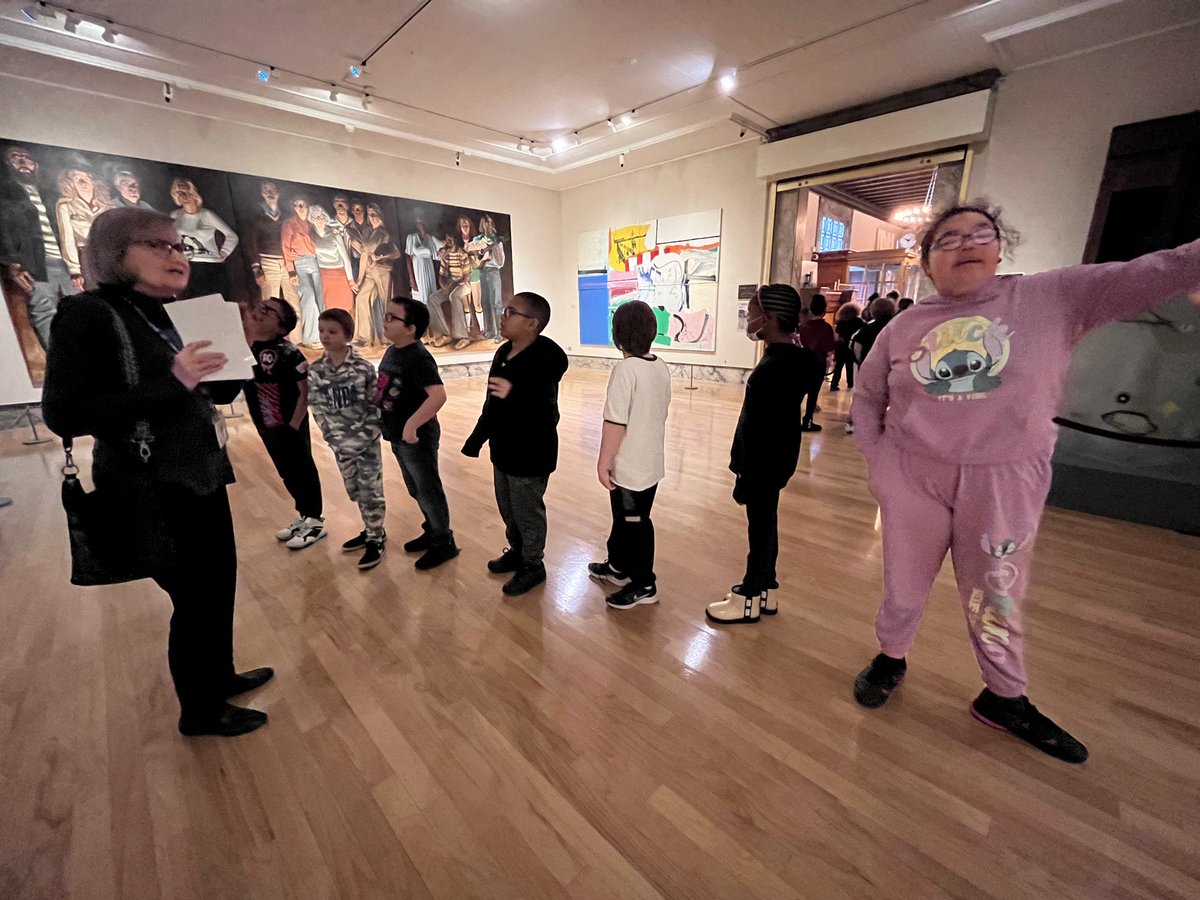 dgibbons09's tweet photo. Jefferson 4th grade visit to The Butler Art Museum. Students loved it! Thank you  docents!! #JeffersonWCS #Jefferson3-5pod https://t.co/anpYZEYHh2