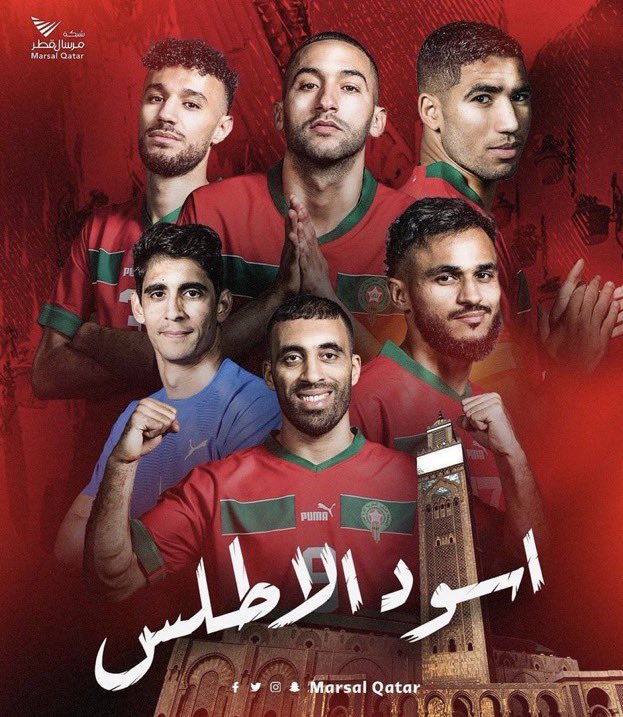 sai7org's tweet photo. فعلوها أسود الأطلس و كتبوا التاريخ .. 🇲🇦

ألف مبروك لأشقاءنا في #المغرب فوزهم المستحق.. والتأهل التاريخي لدور الـ8 ..

ألف مبروك لكل العرب 💪🏻

 #المغرب_اسبانيا https://t.co/608bkKxOU1