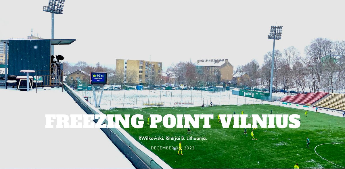 Terrace Edition (@terraceedition) on Twitter photo New: Freezing point Vilnius.
Brits are keen on snow at Christmas but the white stuff has already fallen in Lithuania.
📸 <a href="/rwilkowski1/">rwilkowski1</a> at FK Riteriai B vs FK Šilutė.
terraceedition.com/home-haute/fre… New: Freezing point Vilnius.
Brits are keen on snow at Christmas but the white stuff has already fallen in Lithuania.
📸 <a href="/rwilkowski1/">rwilkowski1</a> at FK Riteriai B vs FK Šilutė.
terraceedition.com/home-haute/fre…