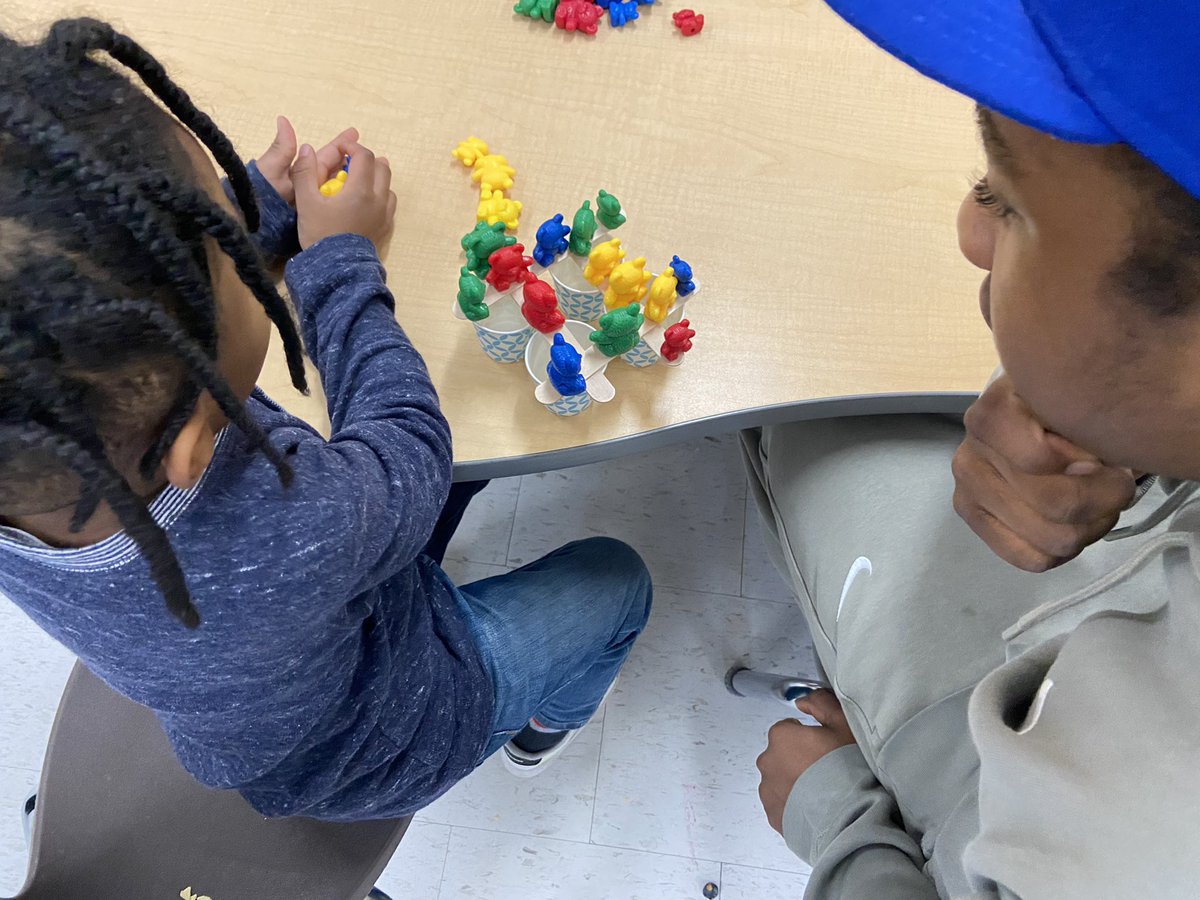 Mrs_AFeeney's tweet photo. #STEM challenges with the Gr 8s and their kindie buddies. The Gr 8s had to help guide their buddies through the challenge…can you build a structure to hold 20 bears? After the challenge it was time for reading a book together @LincolnAlexPS https://t.co/KcOFo8Hwao