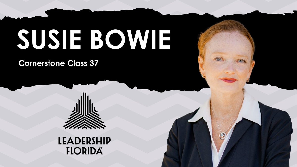 LeadershipFla's tweet photo. Susie Bowie (#CornerstoneClass37, #CalusaRegion) will become the new CEO of the William G. and Marie Selby Foundation effective March 1, 2023. She currently serves as executive director of the Manatee Community Foundation. https://t.co/tC8rJw5IZ8