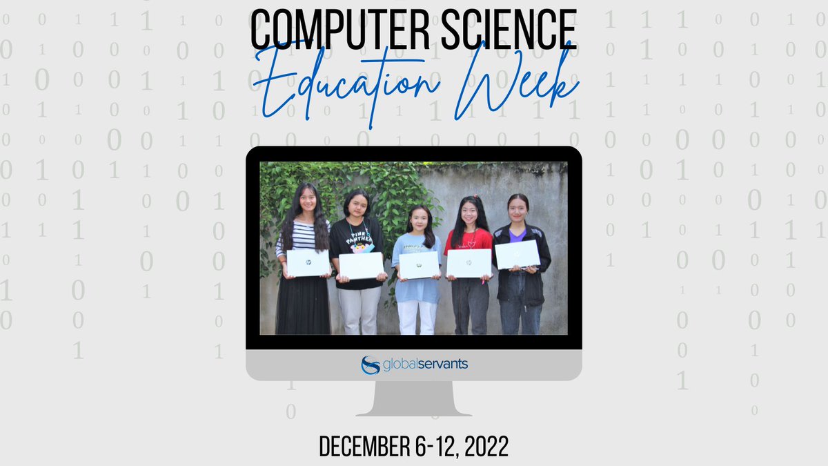GlobalServants's tweet image. It&apos;s Computer Science Education Week! We&apos;re so glad that we are able to provide our girls in Ghana and Thailand the opportunity to learn computer skills with up-to-date technology. Thank you for the support that makes this kind of education possible!

#CompSciEdWeek