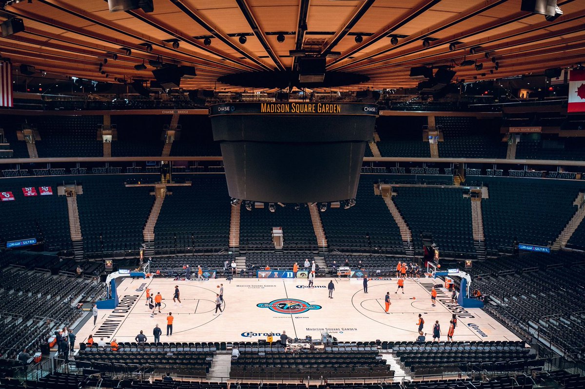 Shoot around in MSG ✅